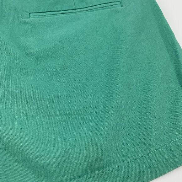 ANA A New Approach Twill Flat Front Shorts Size 8 Womens Solid Mint Green Casual - Picture 5 of 7